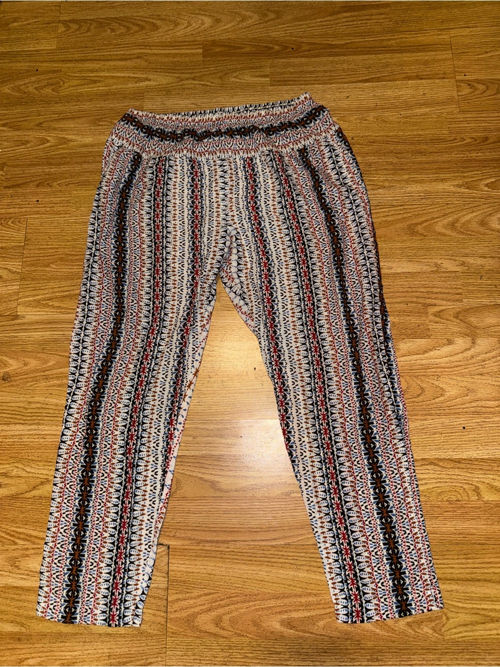 Xirena Womens Pull On Paige Sunstone Pants  Multi-color Stripe Cotton Medium .